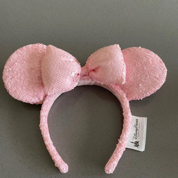 Disney | Accessories | Baby Light Pink Sequin Minnie Mouse  display picture 3